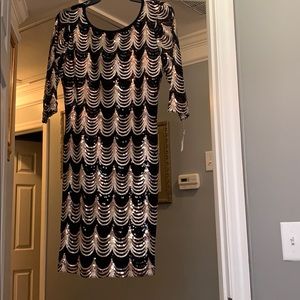 Macy’s sequin dress.